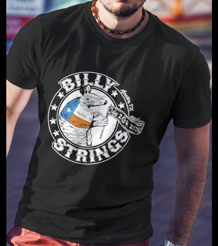 Billy Strings Armadillo Austin Texas July 2 & 3 2026 T-Shirt