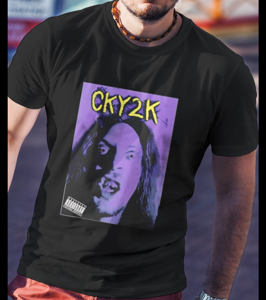 CKY2K Brandon DiCamillo Purple Cover Explicit Content T-Shirt