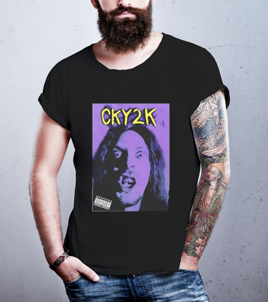 CKY2K Brandon DiCamillo Purple Cover Explicit Content T-Shirt