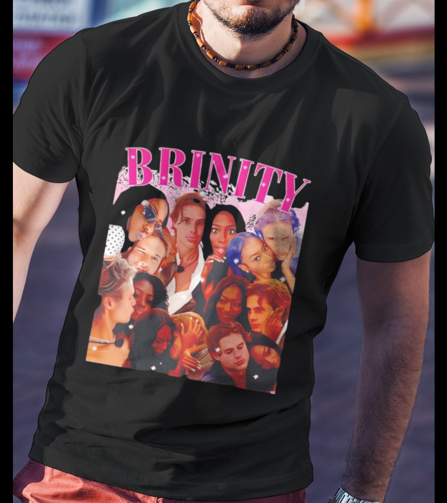 BRINITY Collage Of Couples Moments Embracing Love And Connection T-Shirt