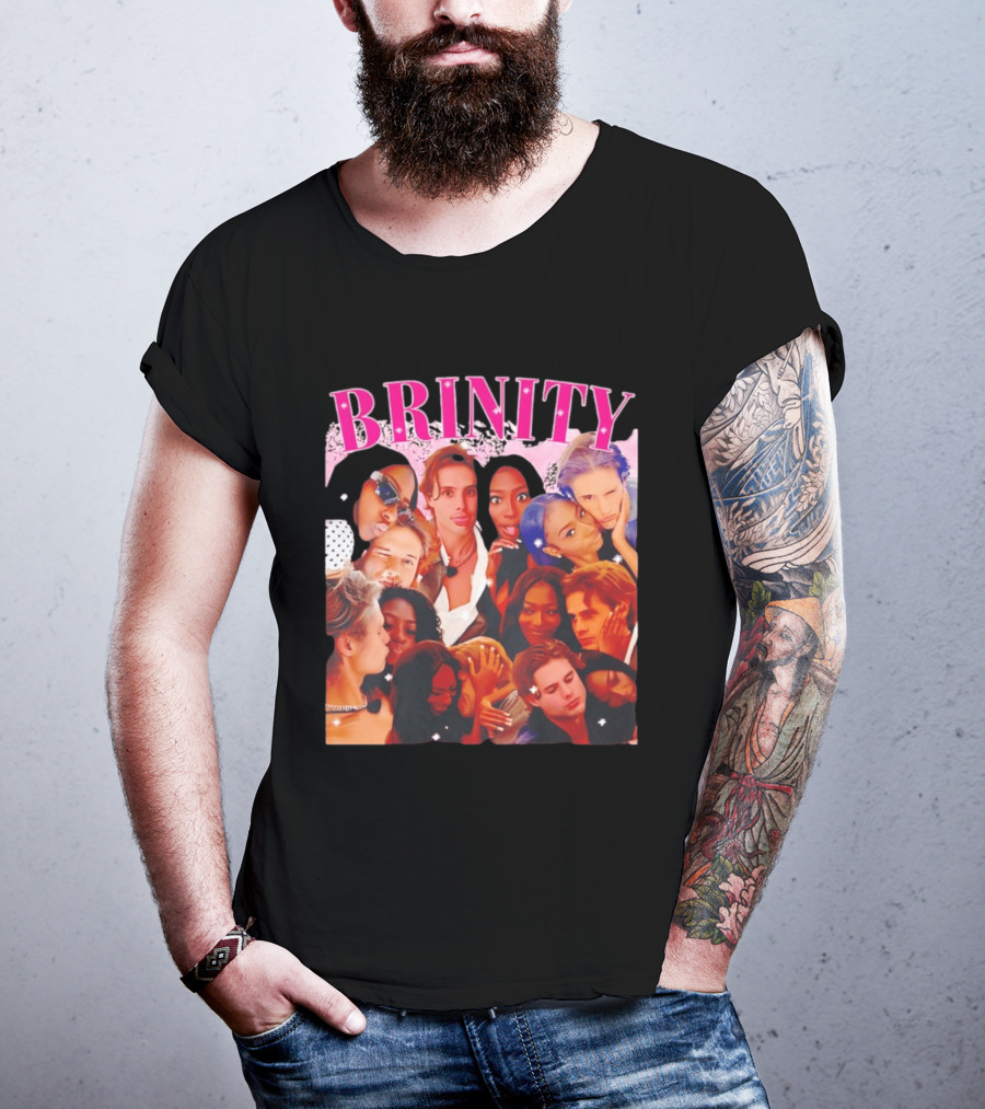 BRINITY Collage Of Couples Moments Embracing Love And Connection T-Shirt