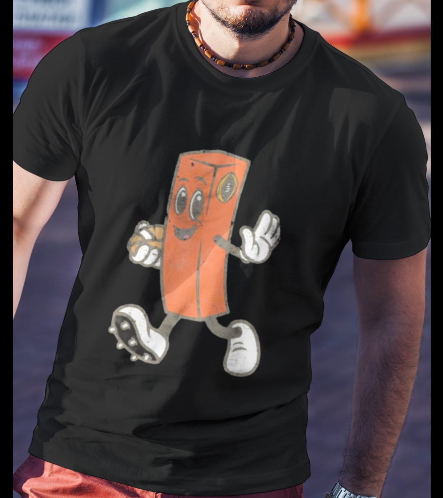 Cleveland Browns Chomps Mascot Football Player T-Shirt