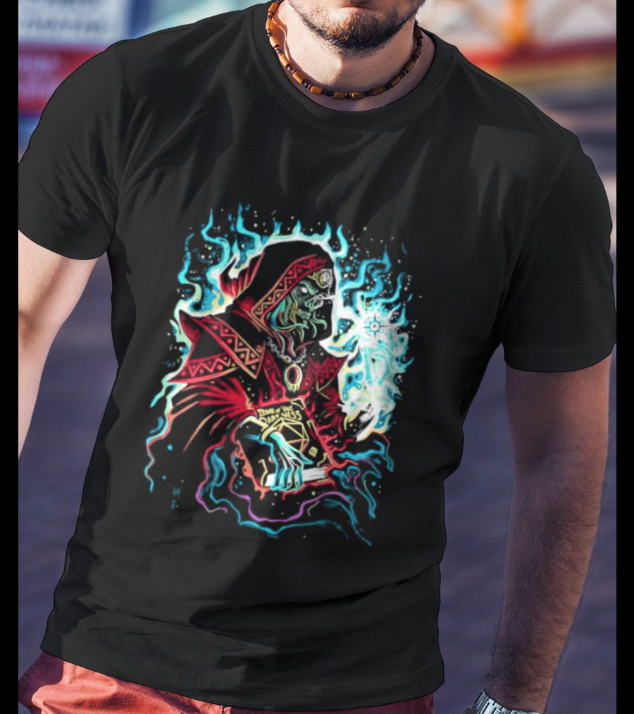 Lich Wizard Dungeons And Dragons Book Of Vile Darkness Tabletop Gaming Magic T-Shirt