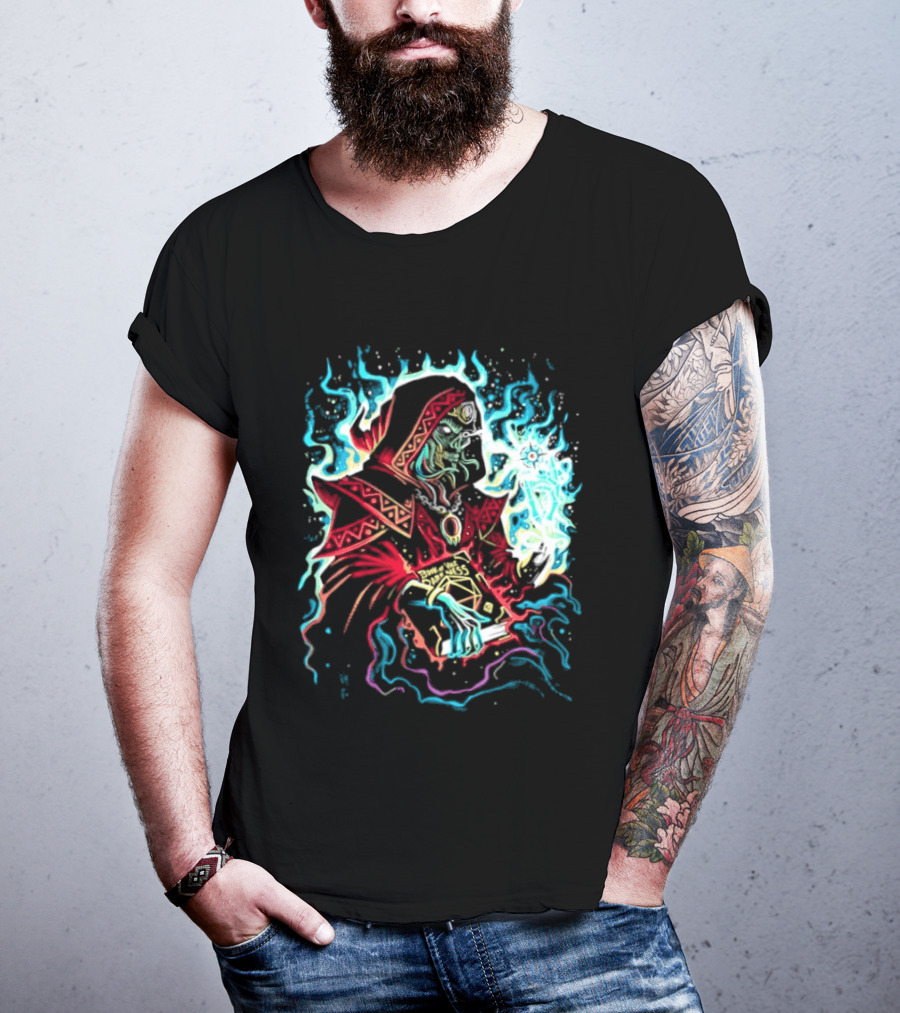 Lich Wizard Dungeons And Dragons Book Of Vile Darkness Tabletop Gaming Magic T-Shirt
