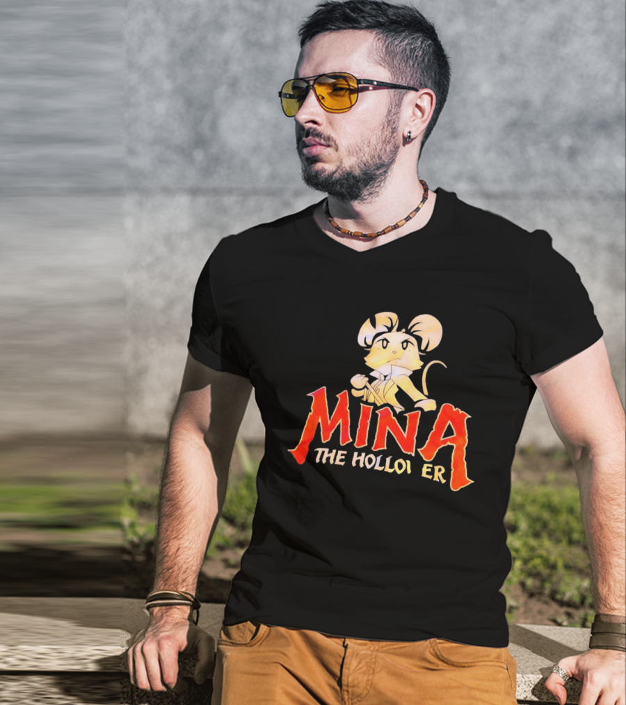 Mina The Hollower Vintage Illustration With Character Image T-Shirt