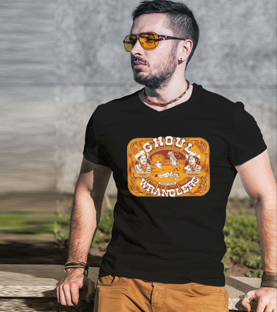 Ghoul Wranglers Ghost Files Ryan Bergara Shane Madej Cowboy T-Shirt