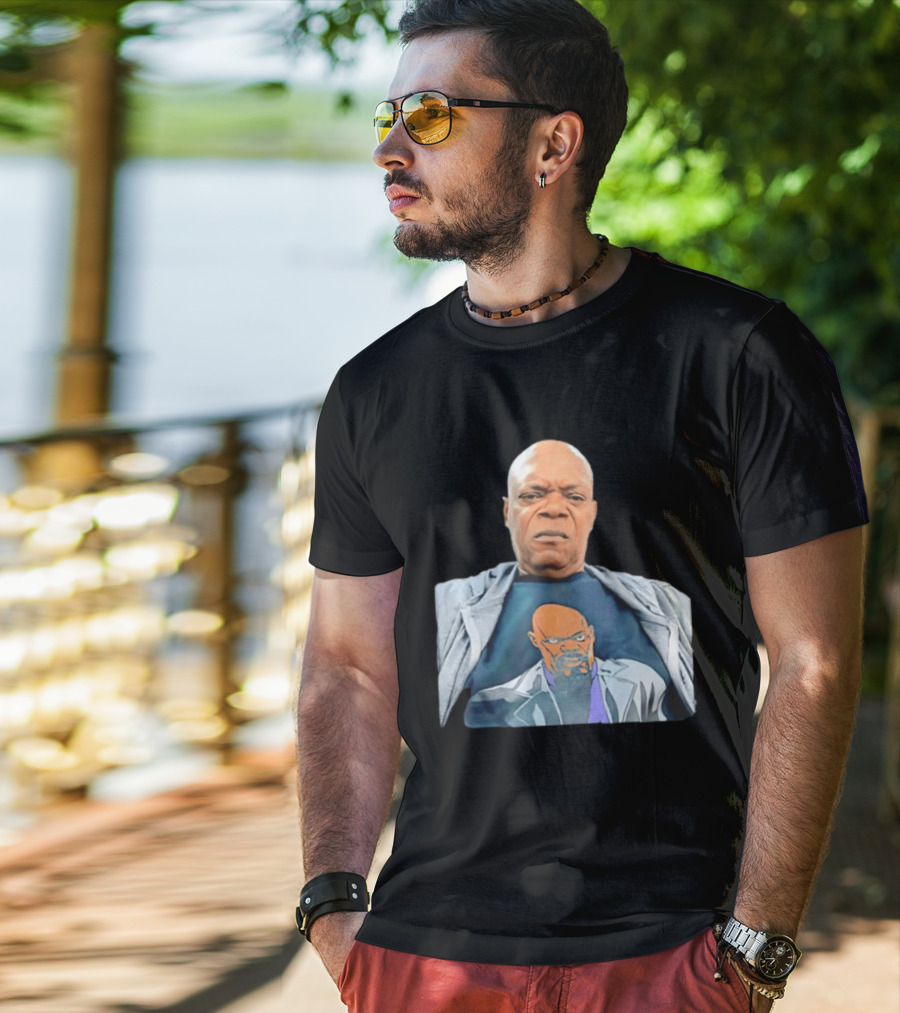 Samuel L Jackson Nick Fury Marvel Cinematic Universe Marvel Studios T-Shirt