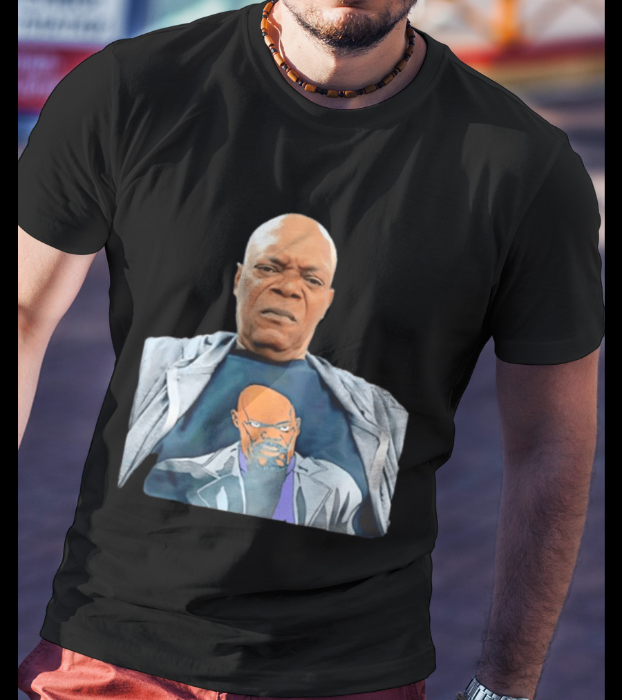 Samuel L Jackson Nick Fury Marvel Cinematic Universe Marvel Studios T-Shirt