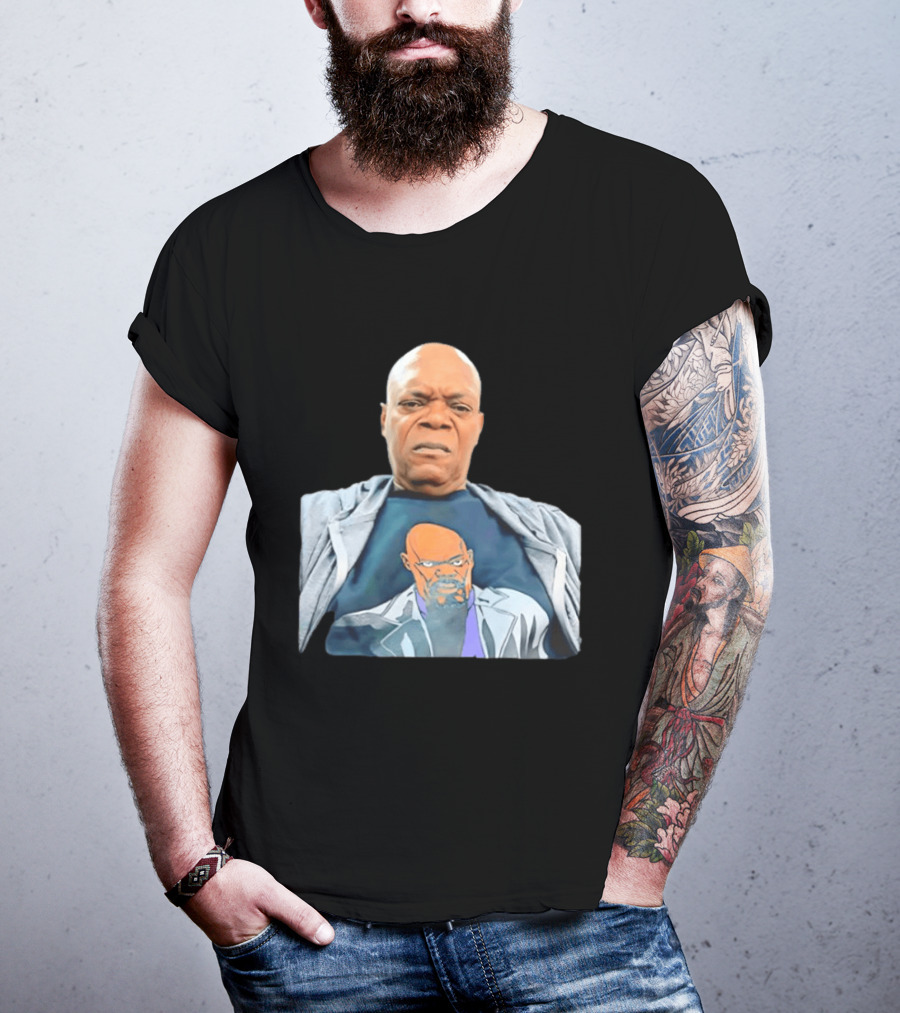 Samuel L Jackson Nick Fury Marvel Cinematic Universe Marvel Studios T-Shirt