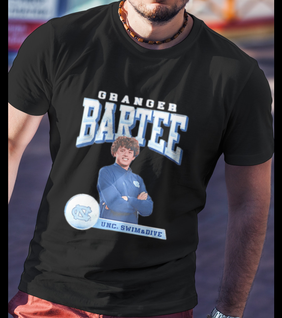 Granger Bartee UNC Swim & Dive North Carolina Tar Heels T-Shirt
