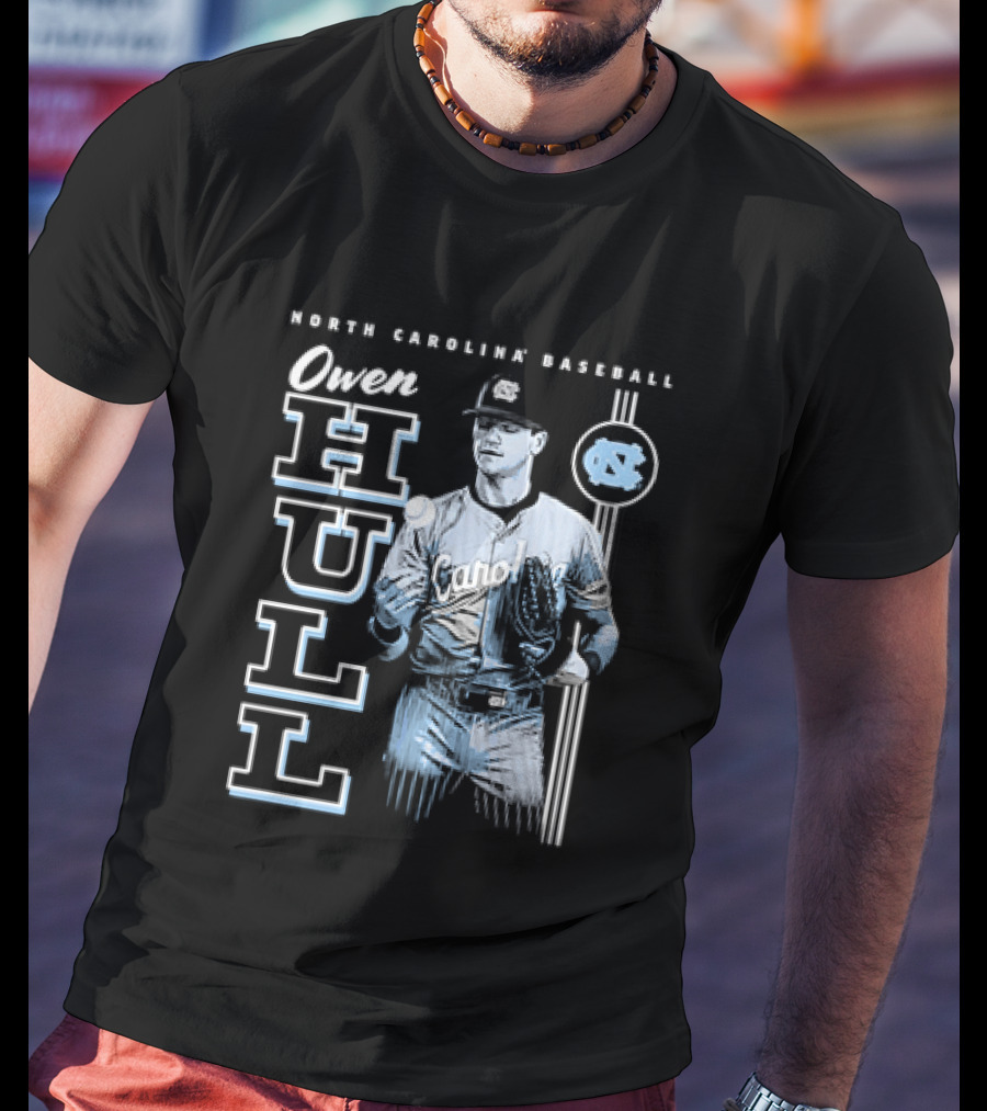 North Carolina Baseball Owen Hull Tar Heels T-Shirt