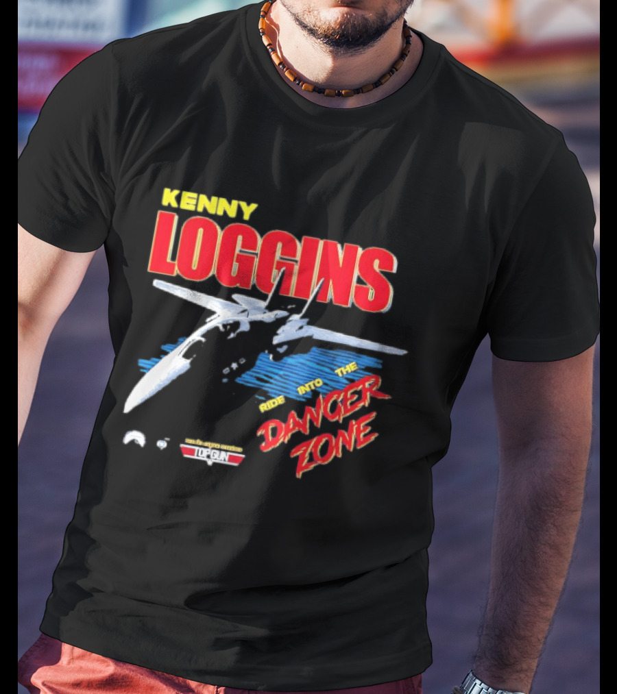 Kenny Loggins Ride Into The Danger Zone Top Gun Original Soundtrack T-Shirt