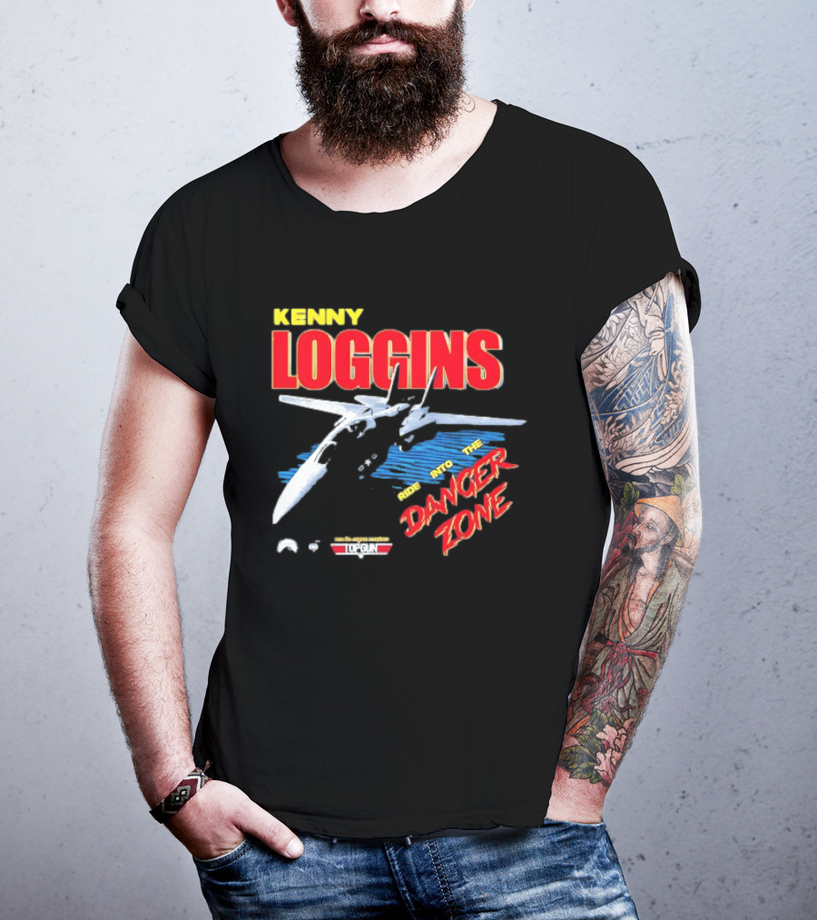 Kenny Loggins Ride Into The Danger Zone Top Gun Original Soundtrack T-Shirt