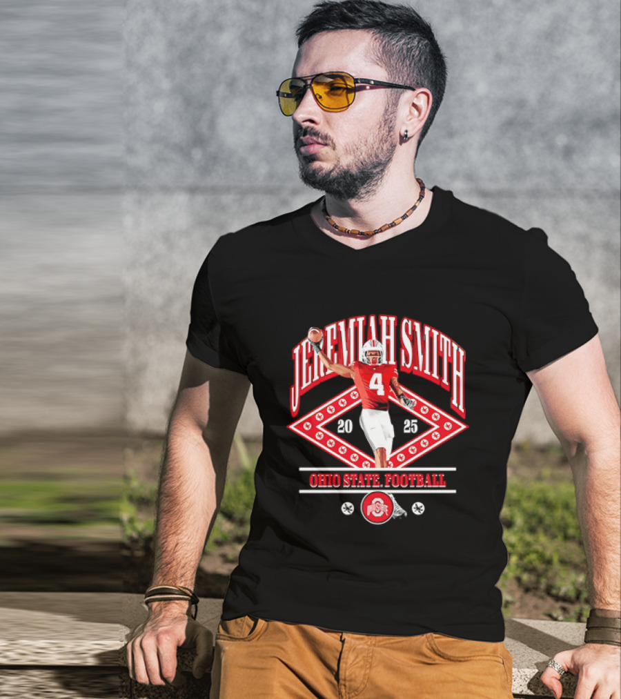 Jeremiah Smith 2025 Ohio State Football T-Shirt