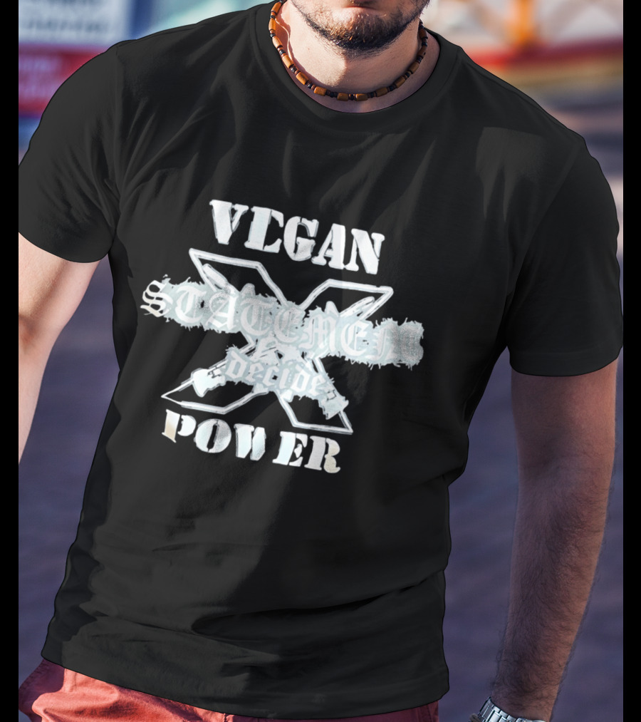 Vegan Statement X Decide Power T-Shirt