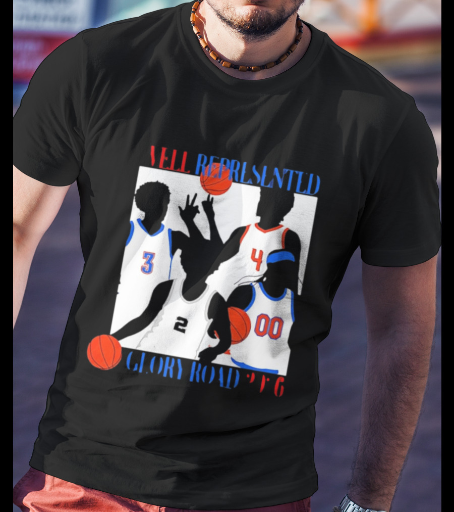 Well Represented Glory Road Basketball Team 2026 Number 3 4 2 00 T-Shirt