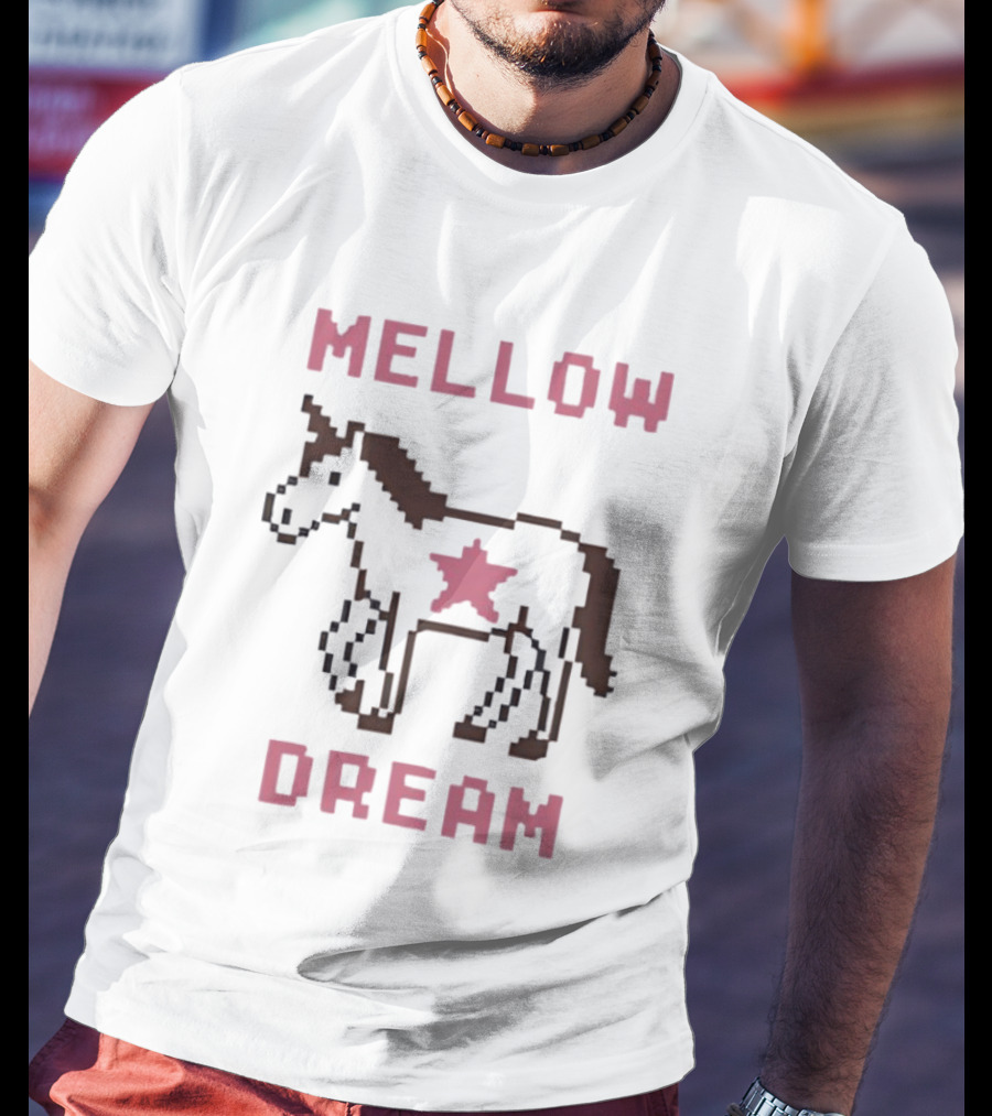 Mellow Dream Pixel Unicorn Star T-Shirt