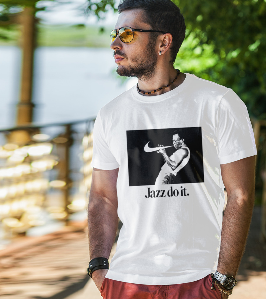 Miles Davis Jazz Do It Iconic Trumpet Player T-Shirt