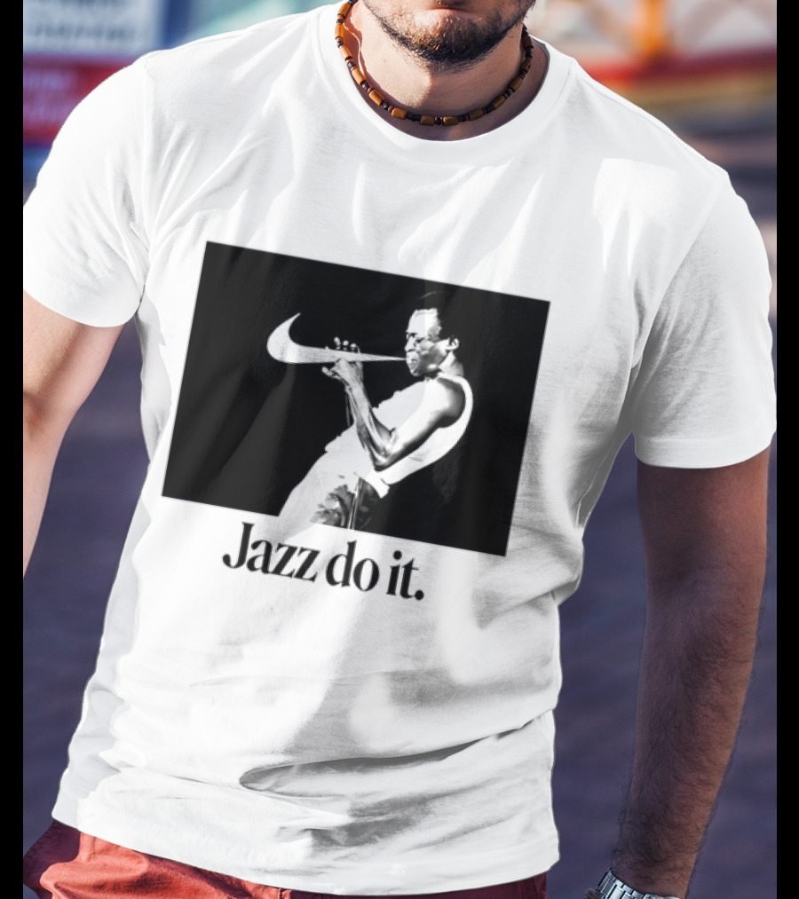 Miles Davis Jazz Do It Iconic Trumpet Player T-Shirt