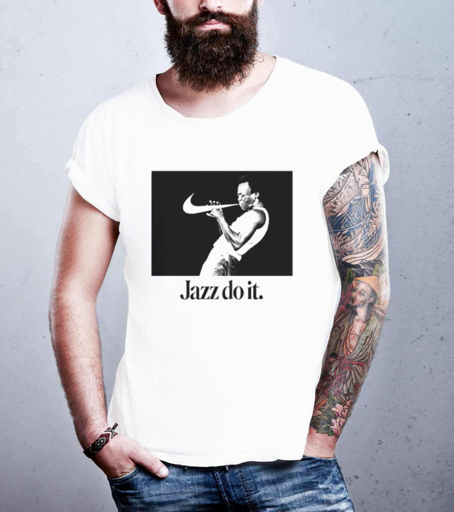 Miles Davis Jazz Do It Iconic Trumpet Player T-Shirt