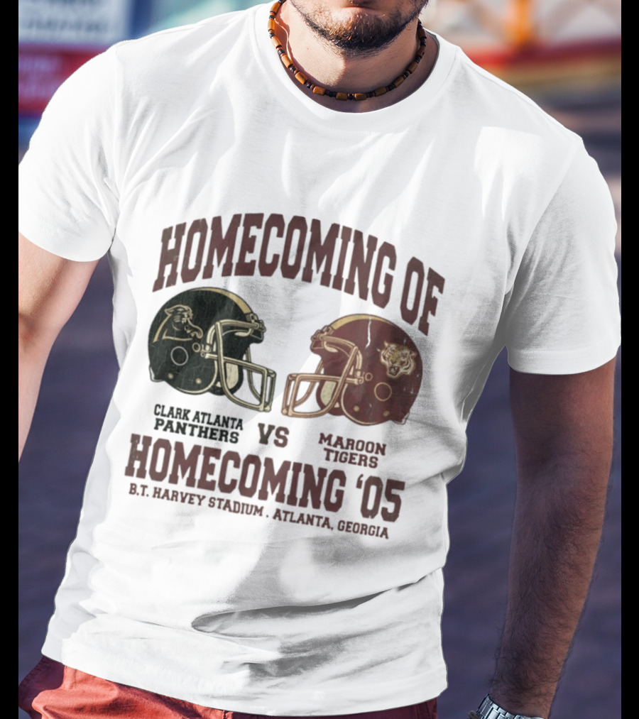 Clark Atlanta Panthers Vs Maroon Tigers Homecoming 2005 B.T. Harvey Stadium Atlanta Georgia T-Shirt