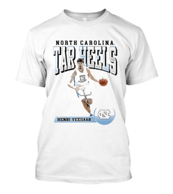 North Carolina Tar Heels Basketball Henri Veesaar T-Shirt