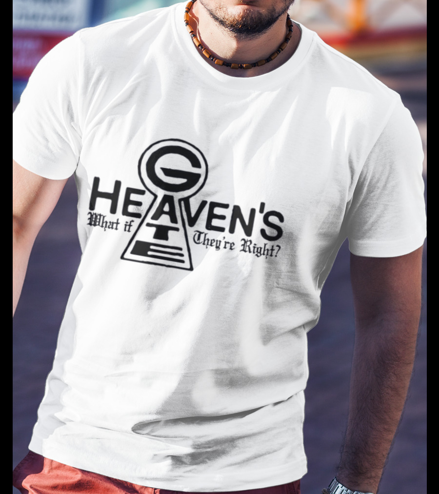 Heaven's Gate Keyhole G Symbol What If They're Right T-Shirt