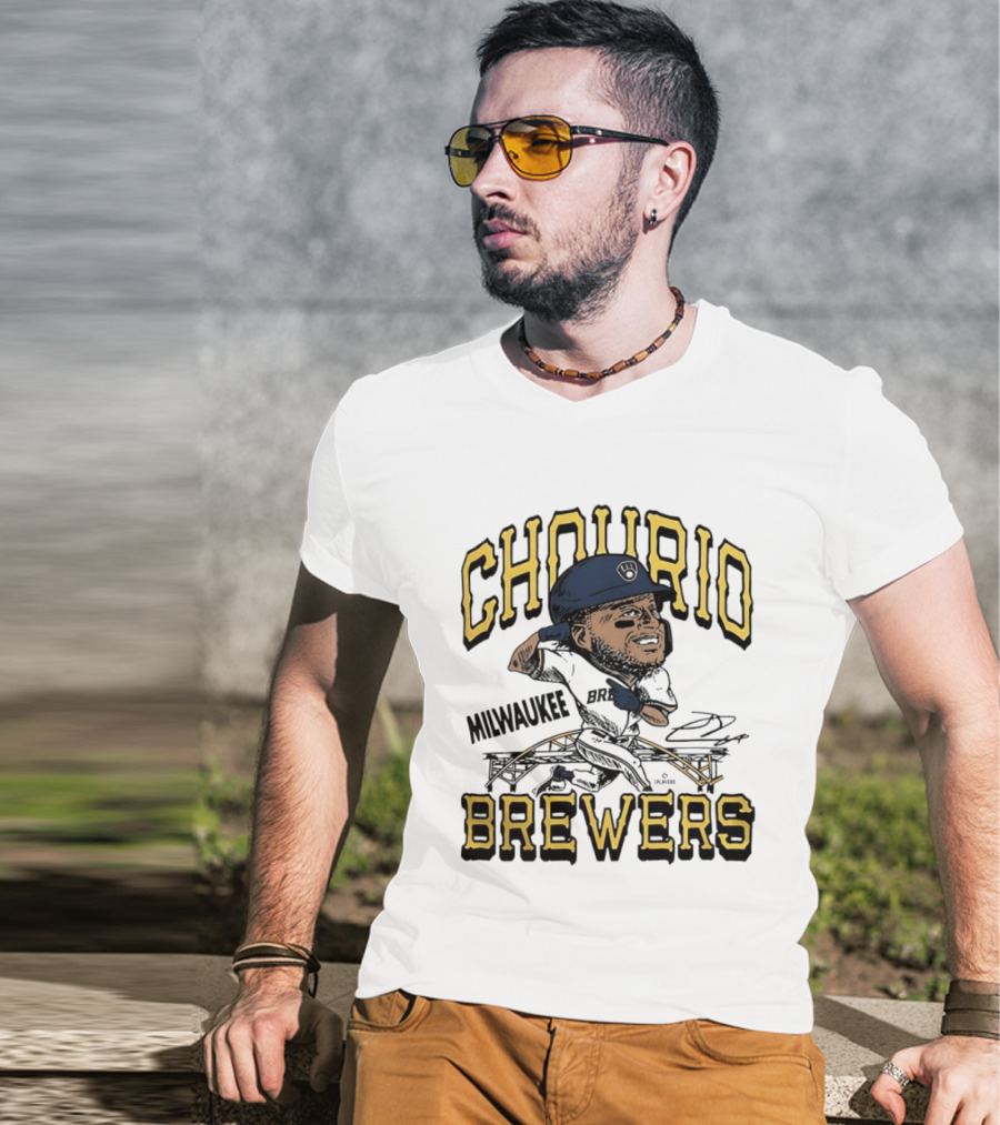 Jackson Chourio Milwaukee Brewers Baseball Player T-Shirt