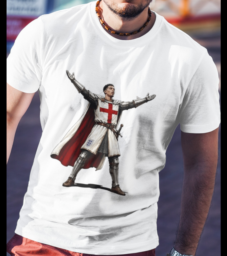 Jude Bellingham England National Football Knight Crusade Iconic Symbolism T-Shirt