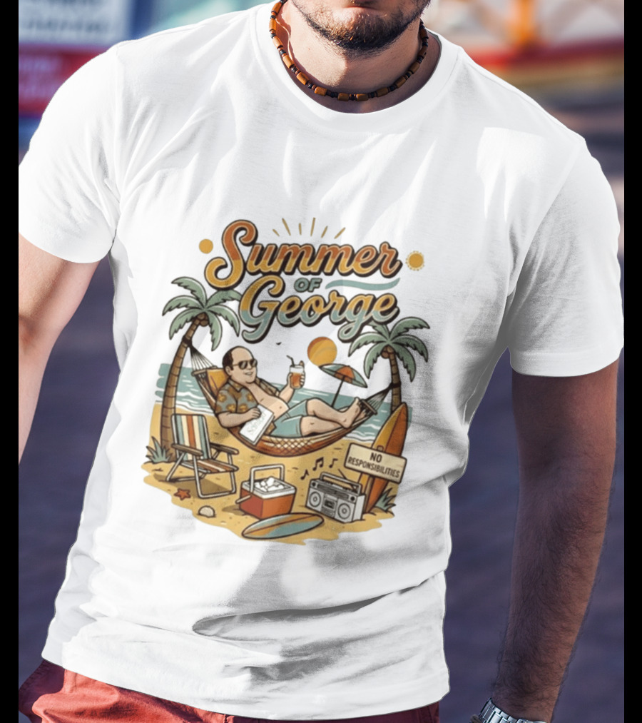 Summer Of George Seinfeld No Responsibilities Beach Relaxation T-Shirt