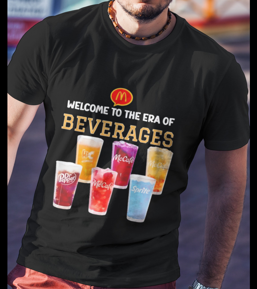 McCafé McDonald's Dr Pepper Sprite Hi C Beverages 2026 T-Shirt