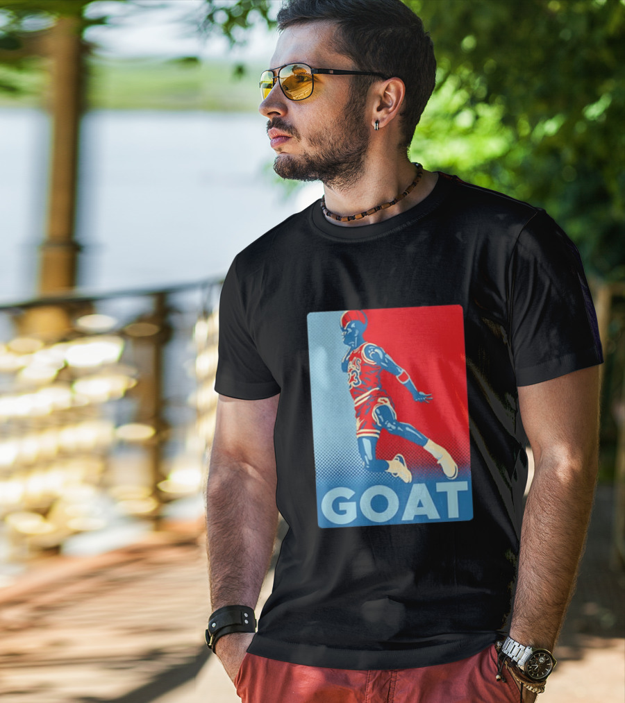 Michael Jordan GOAT Slam Dunk Chicago Bulls 23 T-Shirt