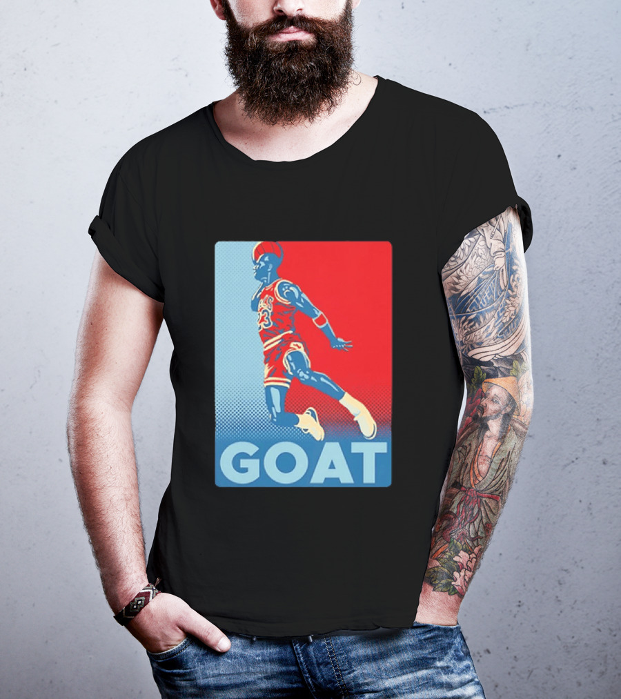 Michael Jordan GOAT Slam Dunk Chicago Bulls 23 T-Shirt