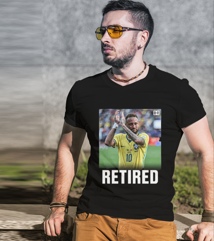 Neymar Jr Brazil 2026 Retired Emotional T-Shirt