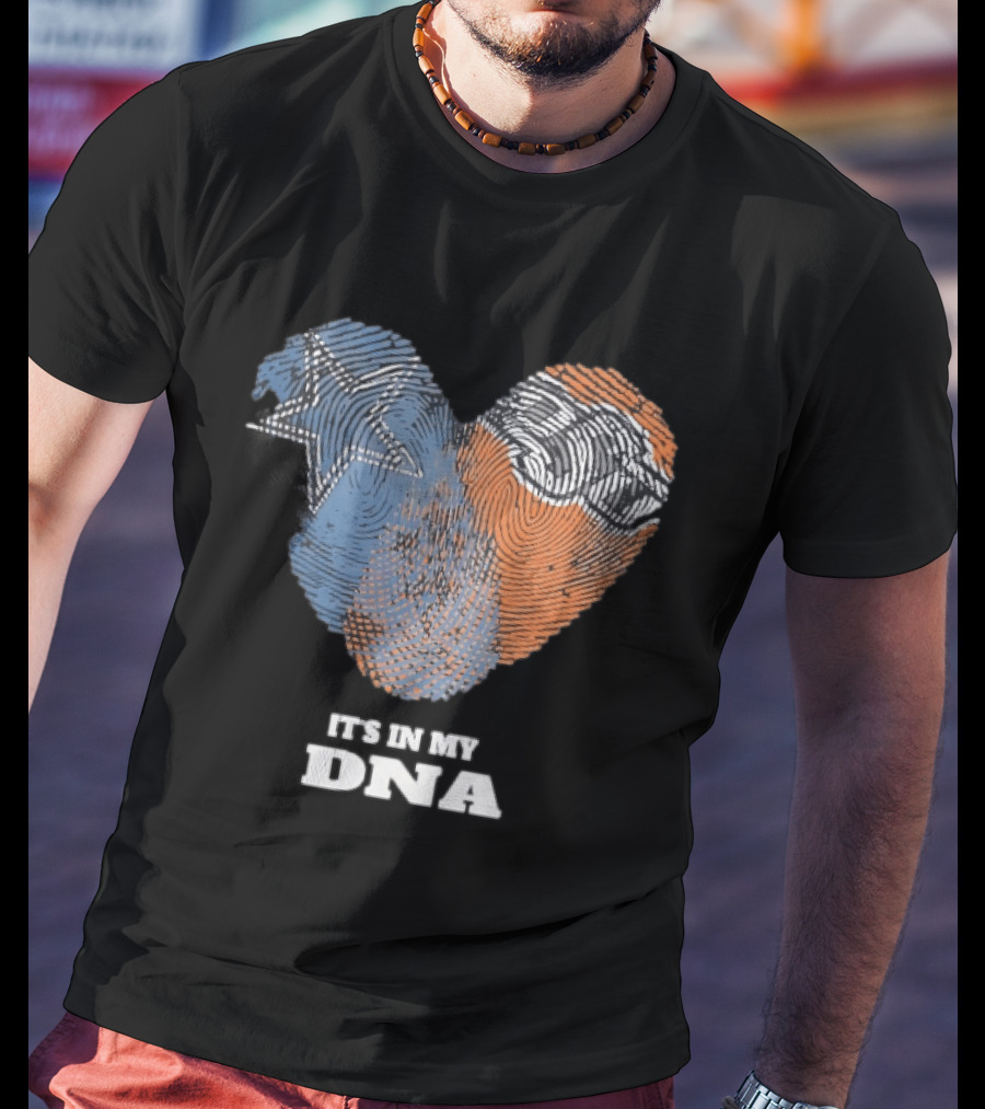 Texas Longhorns It's In My DNA Fingerprint Heart T-Shirt