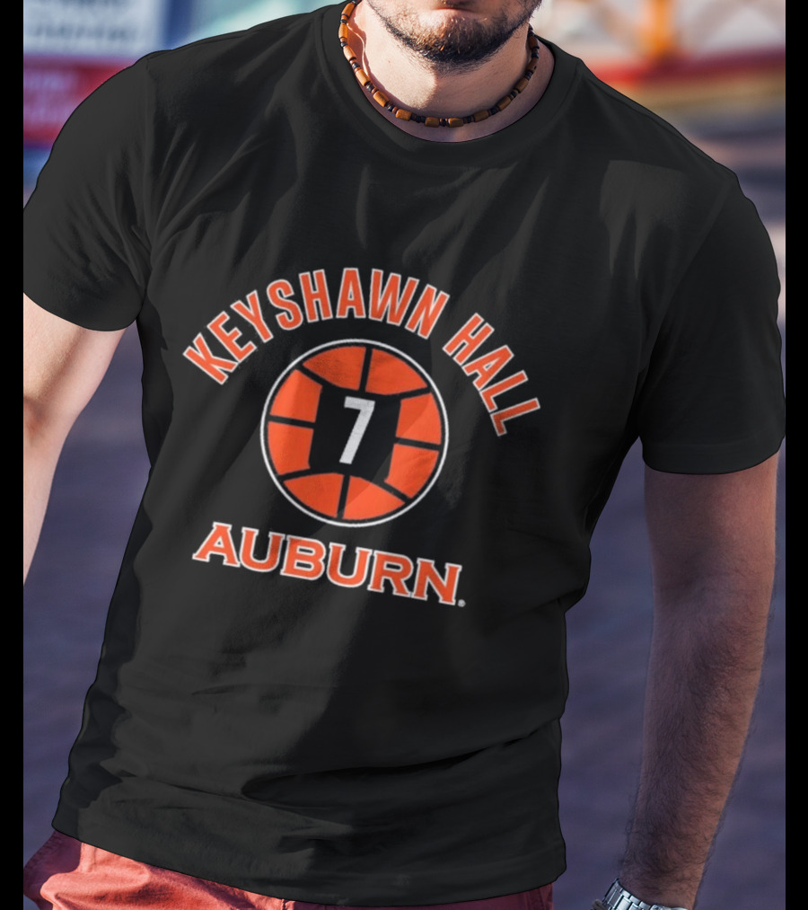 Keyshawn Hall Auburn Basketball Number 7 T-Shirt