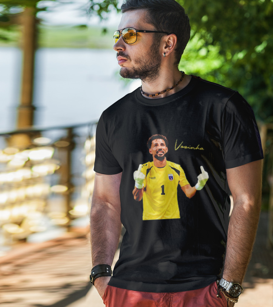 Vozinha Cape Verde National Team Number 1 Player Gesture T-Shirt