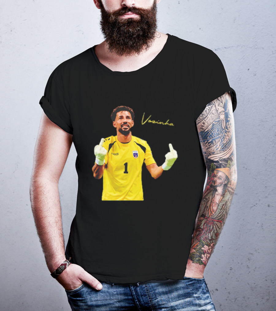Vozinha Cape Verde National Team Number 1 Player Gesture T-Shirt