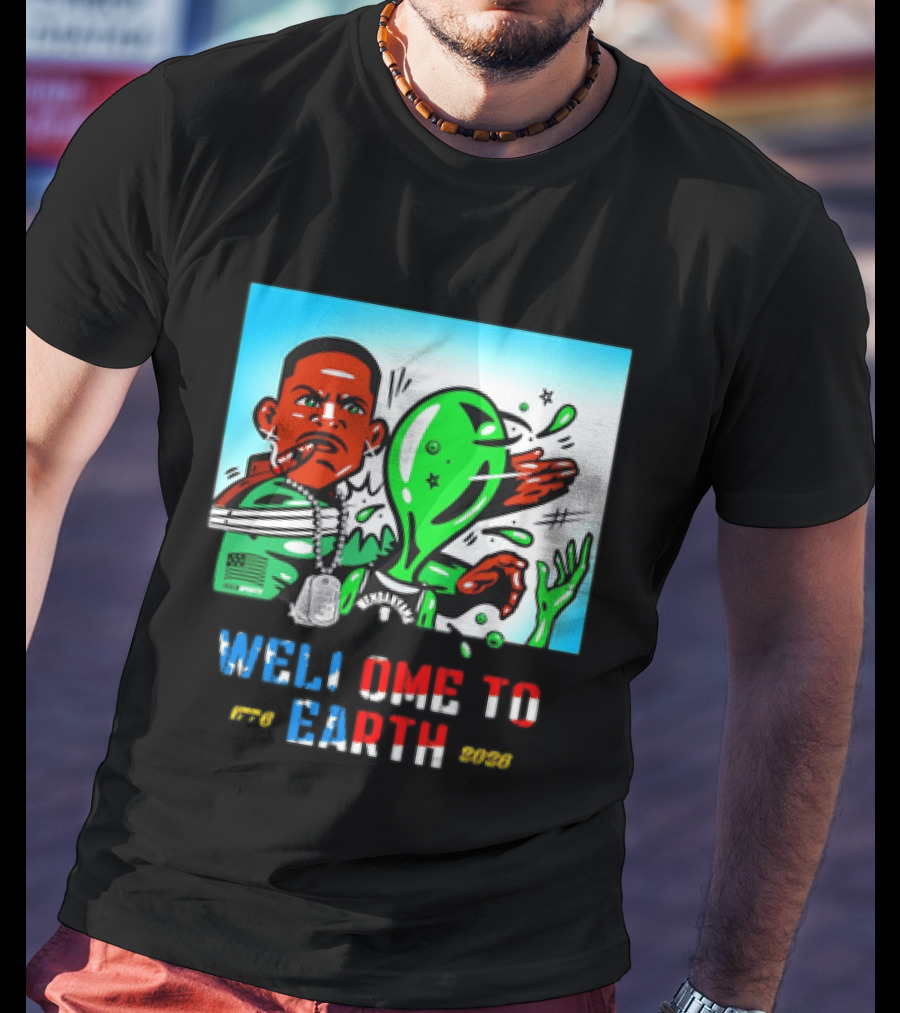 Victor Wembanyama San Antonio Spurs Welcome To Earth 1776 2026 T-Shirt