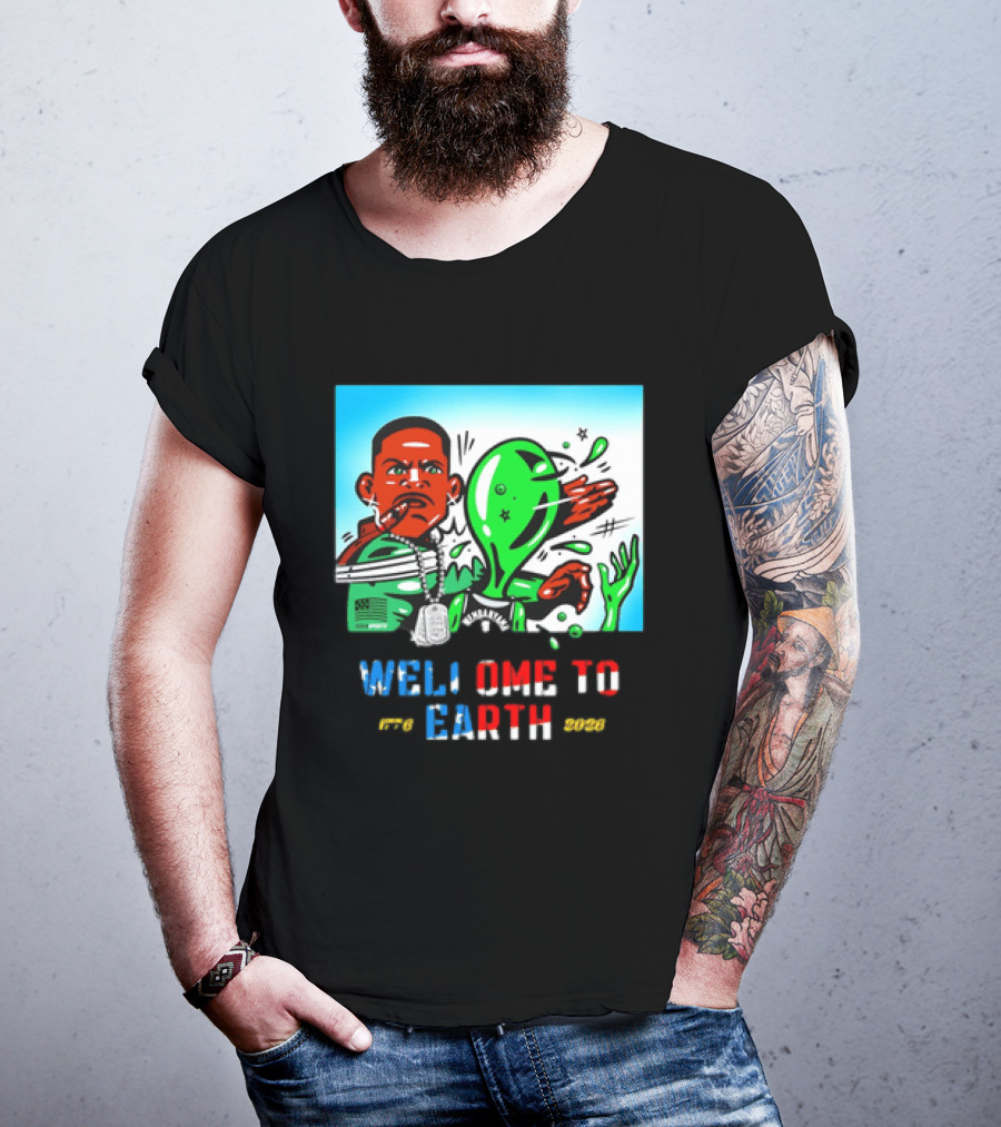 Victor Wembanyama San Antonio Spurs Welcome To Earth 1776 2026 T-Shirt