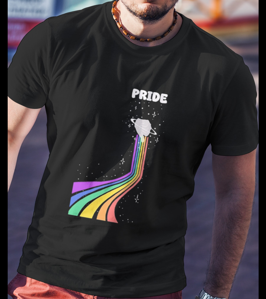 Pride Rainbow Space Hand Magic T-Shirt