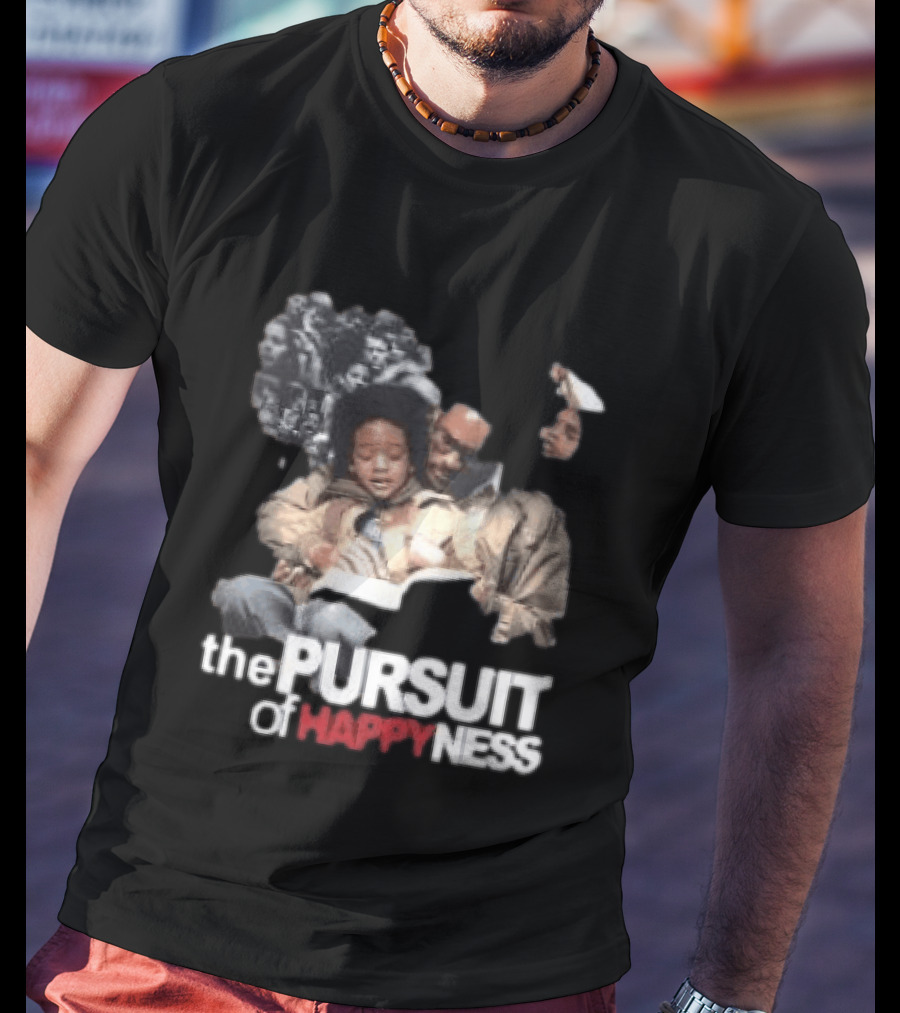 The Pursuit Of Happyness Will Smith Jaden Smith Movie Scene T-Shirt