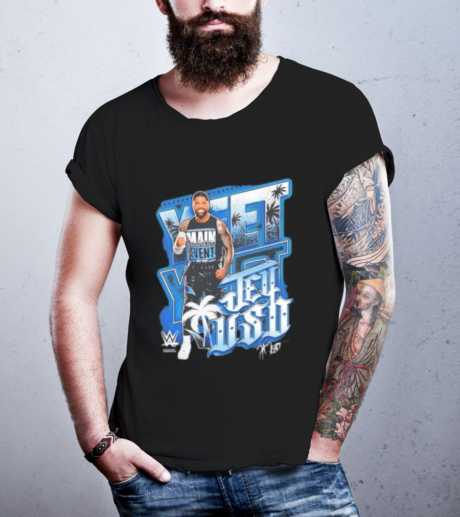 WWE Jey Uso Main Event Yeet Palm Trees Wrestling T-Shirt