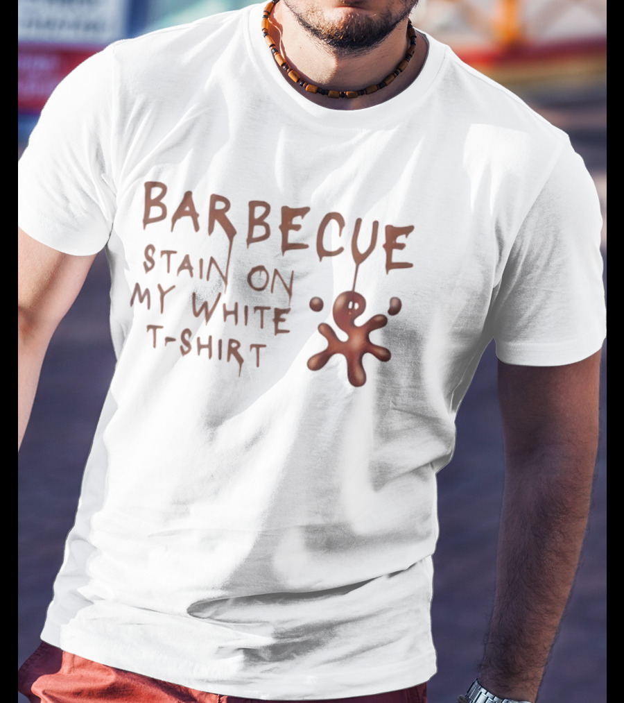 Tim McGraw Barbecue Stain On My White Classic Country Lyrics T-Shirt