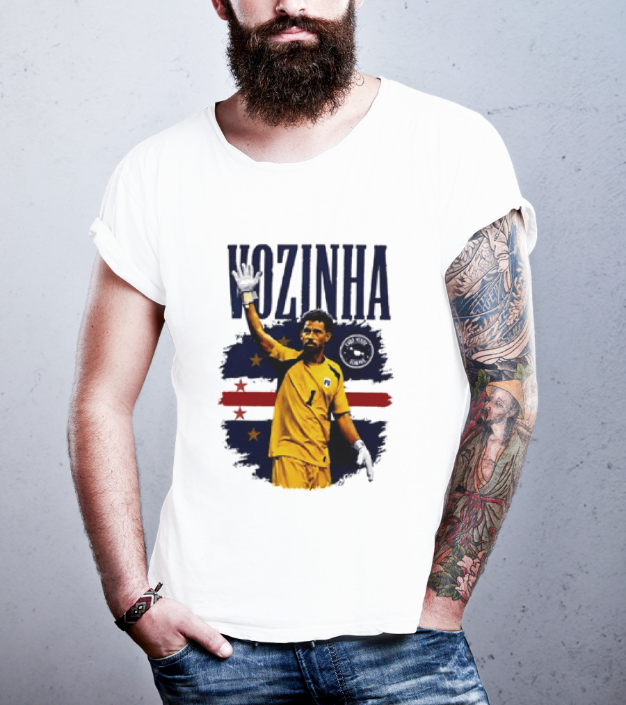 Vozinha Cabo Verde Goalkeeper Cape Verde National Team Soccer T-Shirt