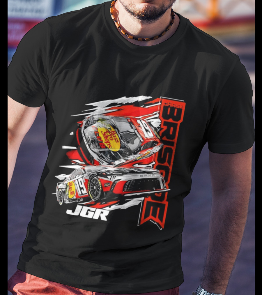 Chase Briscoe 19 Joe Gibbs Racing Bass Pro Shops Toyota Camry NASCAR JGR T-Shirt