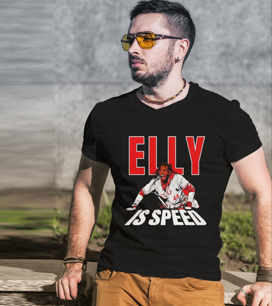 Elly De La Cruz Cincinnati Reds Elly 44 Is Speed T-Shirt
