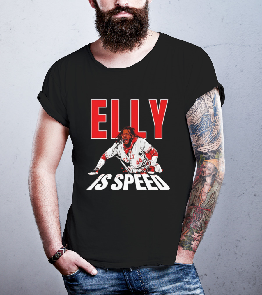 Elly De La Cruz Cincinnati Reds Elly 44 Is Speed T-Shirt