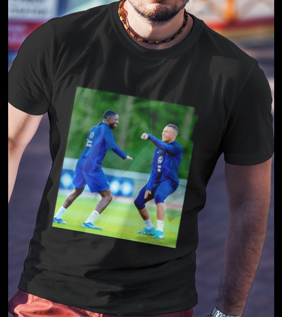 Kylian Mbappe Ousmane Dembele France National Football Team Training France Football Kings Of Europe T-Shirt