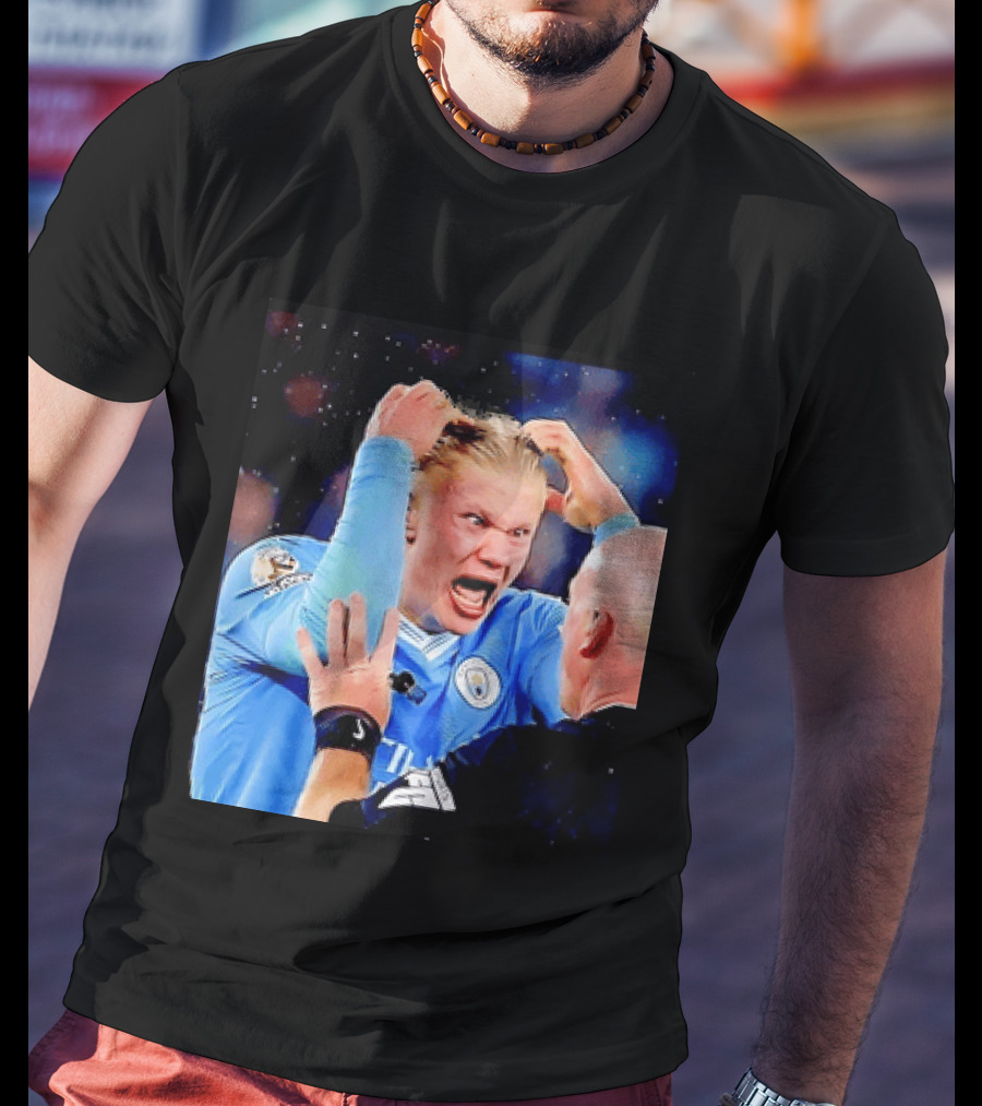 Erling Haaland Manchester City Emotional Reaction T-Shirt